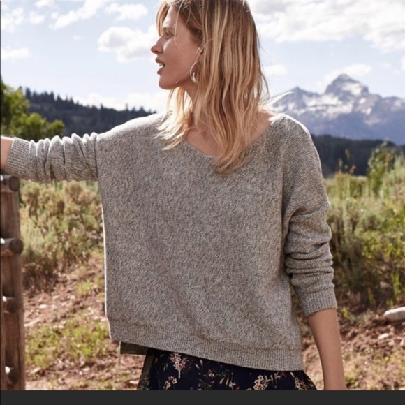 Anthropologie Sweaters - Anthropologie MOTH Oversized Scoop neck Sweater